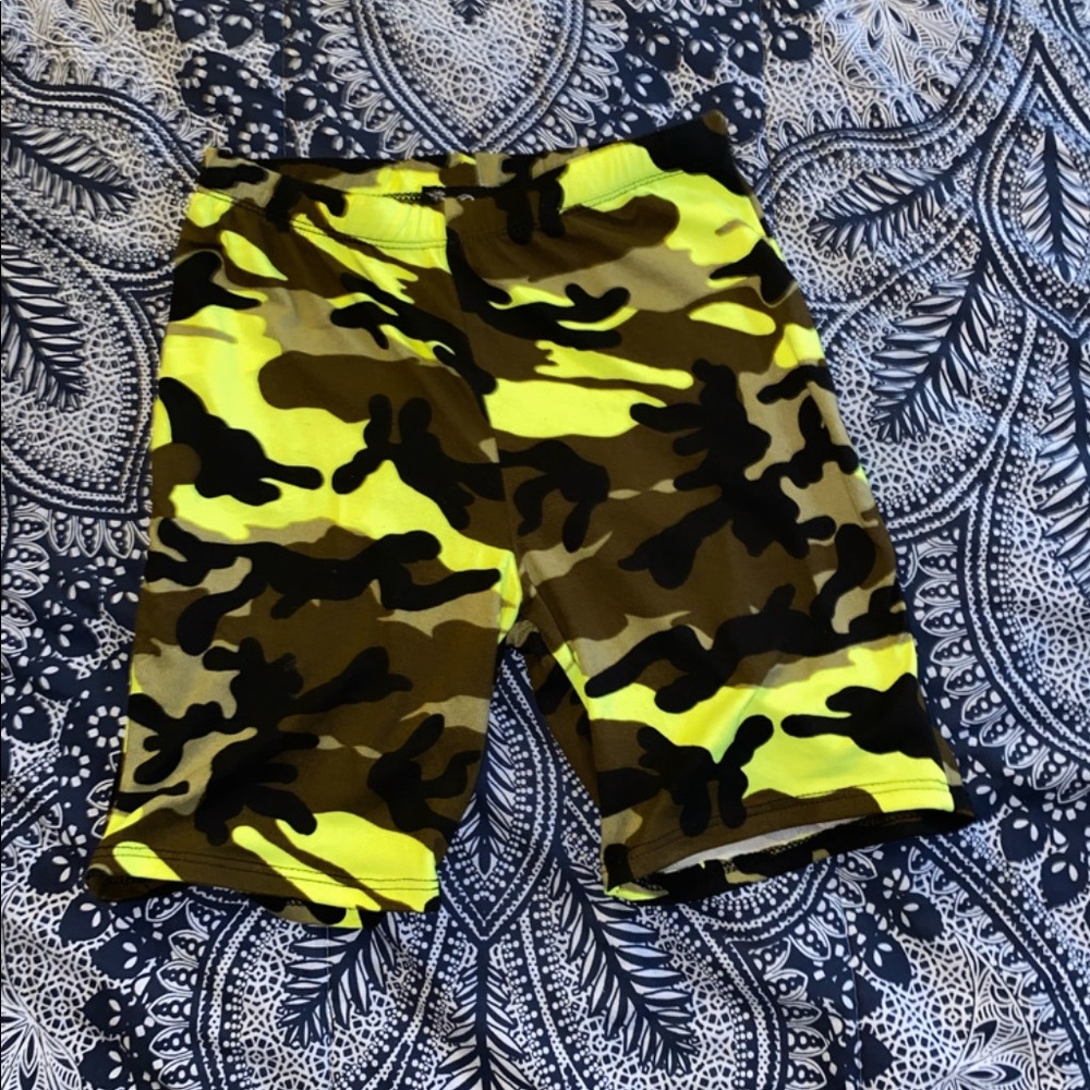 Camouflage Biker Shorts